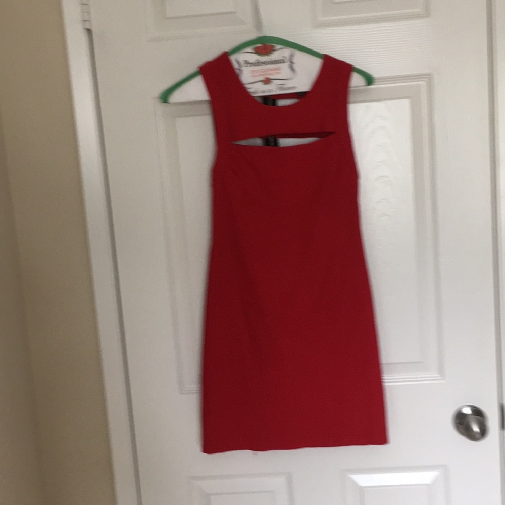 Super cute red mini dress